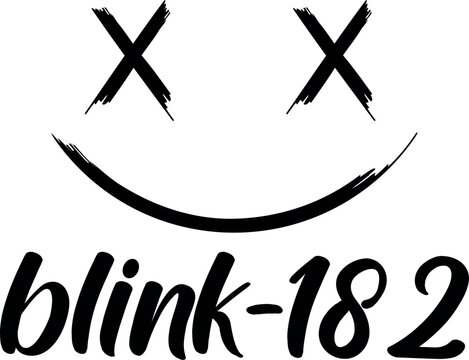 Blink 182 SVG Cut File for Cricut and Silhouette, EPS ,Vector, PNG , JPEG, Zip Folder