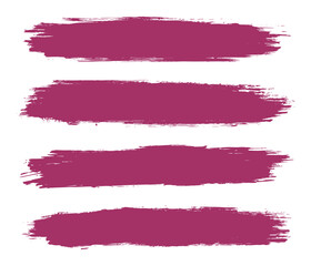Fototapeta premium Grunge vector pink brush illustration background