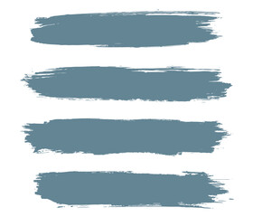 Blue brush stroke design vector