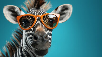 cool Zebra wear sunglass