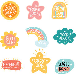Job and Motivational Sticker