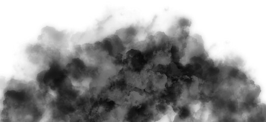 Misty black fog effect