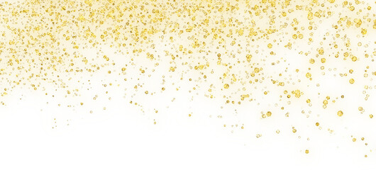 Fototapeta na wymiar gold glittering particle magic effect