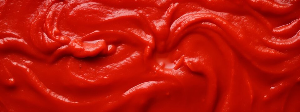 Tomato paste or ketchup seamless texture background.
