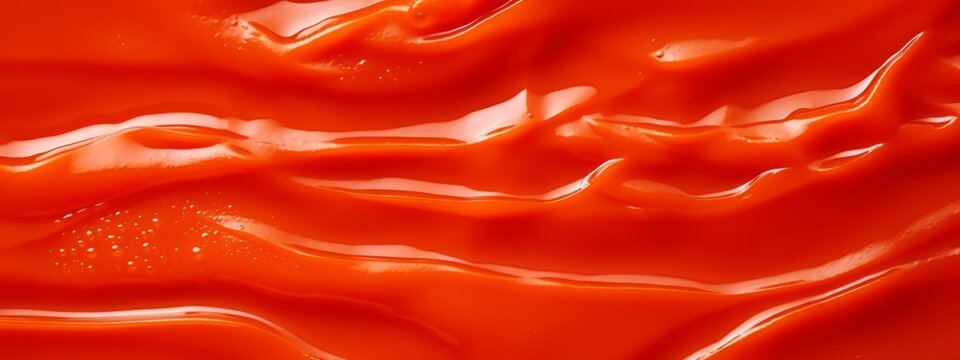 Tomato paste or ketchup seamless texture background.