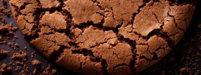 A close up of a pile of chocolate chips cookies texture background. - Powered by Adobe