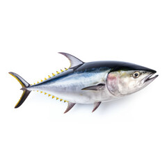 Fototapeta premium Whole tuna fish isolated on white background