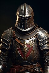 medieval knight portrait high detail