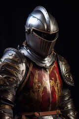 medieval knight portrait high detail