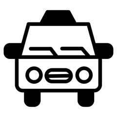 Obraz premium taxi car dualtone