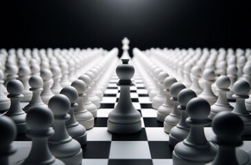 In the arena of strategy and battle, the king stands tall, embodying triumph and tactical prowess.