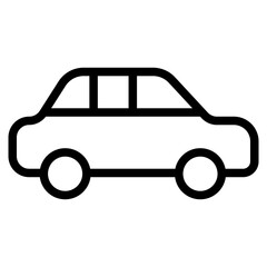 car transportation line icon