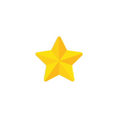  star icon vector on white background
