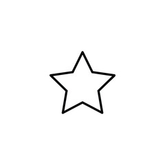 star icon vector on white background