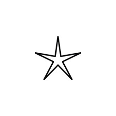  star icon vector on white background