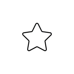  star icon vector on white background