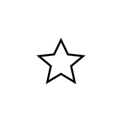  star icon vector on white background