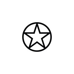  star icon vector on white background