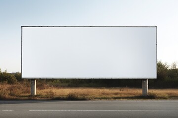 Obraz premium Empty Outdoor Billboard for Advertising Poster 
