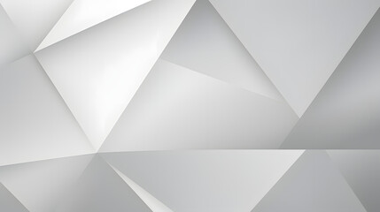 Abstract white and gray gradient background.geometric modern design. Generative AI.