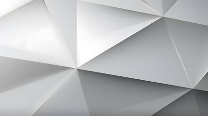 Abstract white and gray gradient background.geometric modern design. Generative AI.