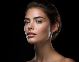 Fototapeta premium studio shot of female model 