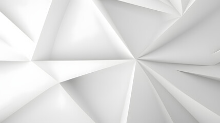 Fototapeta premium Abstract white background. Minimal geometric white light background abstract design. Generative AI.