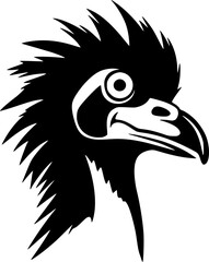 Naklejka premium Vulture - Black and White Isolated Icon - Vector illustration