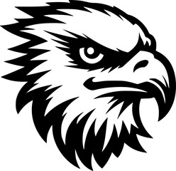 Obraz premium Eagle | Minimalist and Simple Silhouette - Vector illustration