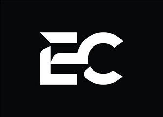EC letter logo and monogram logo