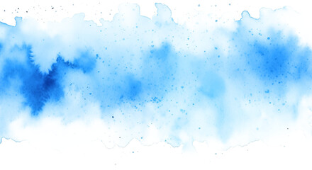Obraz premium watercolor transparent blue