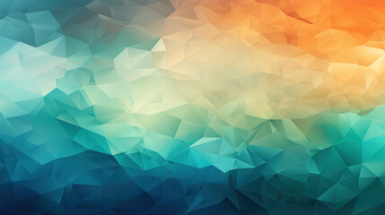 Low Poly Triangle Mosaic Background in Relaxing Sand - obrazy, fototapety, plakaty