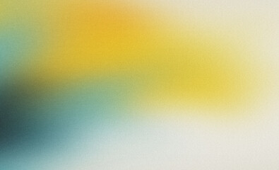yellow blue white , template empty space shine bright light and glow , grainy noise grungy spray texture color gradient rough abstract retro vibe background