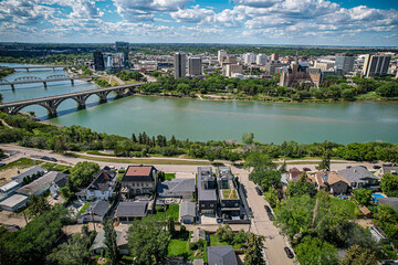 Aerial of the Nutana Neighborhood in Saskatoon