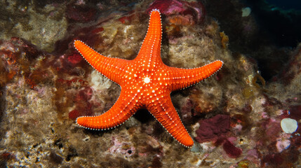 Volcanic starfish with coarse, carcinogenic aspects.