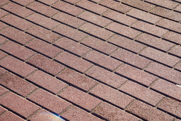 Pavement and the city. Texture, background, photo