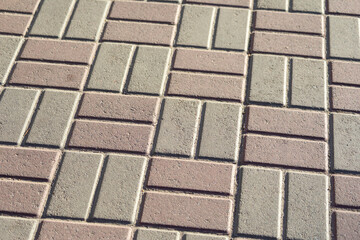 Pavement and the city. Texture, background, photo