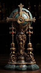 Obraz na płótnie Canvas antique brass bell