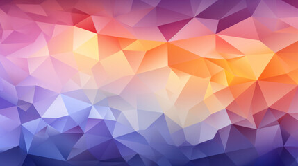 Low Poly Triangle Mosaic Background in Lavender