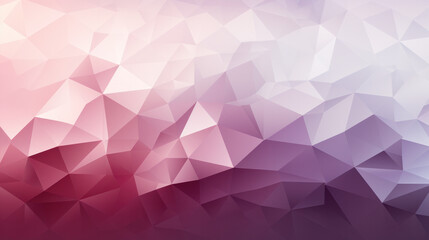 Fototapeta premium Low Poly Triangle Mosaic Background in Stylish Plum