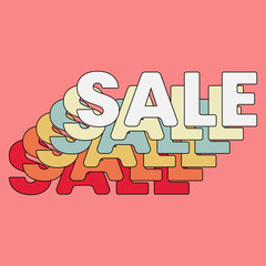 Sale sticker and labels vector illustrator