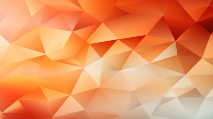 Low Poly Orange Triangle Mosaic Background - obrazy, fototapety, plakaty