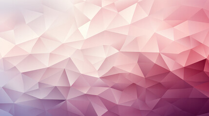 Obraz premium Low Poly Triangle Mosaic in Gentle Mauve