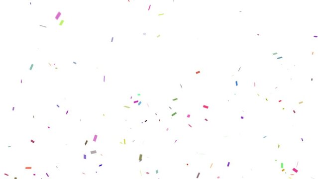 Confetti. Confetti Particles.  With Alpha Matte Channel.