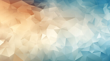 Obraz premium Low Poly Triangle Mosaic Background in Relaxing Sand
