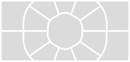 Pictures or photos frame collage. comics page grid layout abstract photo frames and digital photo wall template