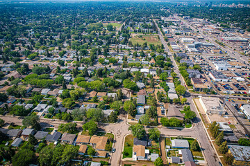 Breevort Park neighbourhood Aerial in Saskatoon