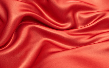 Flowing wave cloth background, 3d rendering.
