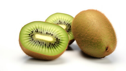 Kiwi Fruit isolated on white background