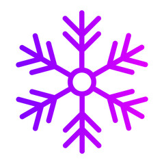 snowflake gradient icon
